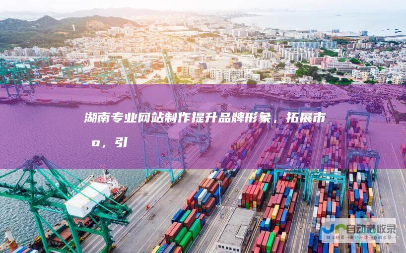 湖南专业网站制作：提升品牌形象，拓展市场，引爆商机